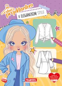 W eleganckim stylu. Zostań projektantem. Autor: Katarzyna Salamon. Multiszop.pl Okładka książki W eleganckim stylu. Zostań projektantem