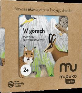 W górach. Ćwiczymy spostrzegawczość 2+. Pierwsza ekoksiążeczka Twojego Dziecka. Autor: Opracowanie zbiorowe. Multiszop.pl Okładka książki W górach. Ćwiczymy spostrzegawczość 2+. Pierwsza ekoksiążeczka Twojego Dziecka