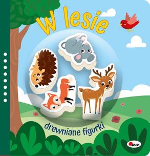 Okładka książki W lesie. Drewniane figurki