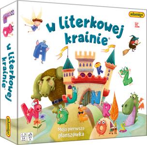 W literkowej krainie. Wydawca: Adamigo. Multiszop.pl Opakowanie W literkowej krainie