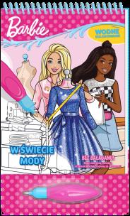 Okładka książki W świecie mody. Barbie. Wodne kolorowanie