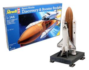 Wahadłowiec Space Shuttle Discovery&Booster Rocket. Wydawca: Revell. Multiszop.pl Opakowanie Wahadłowiec Space Shuttle Discovery&Booster Rocket