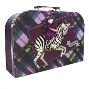 Walizka Gorjuss Tartan - The Dark Streak. Wydawca: Santoro. Multiszop.pl Opakowanie Walizka Gorjuss Tartan - The Dark Streak