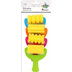 Opakowanie Wałki gąbkowe z fakturami 4szt.