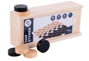 Opakowanie Warcaby drewniane turystyczne