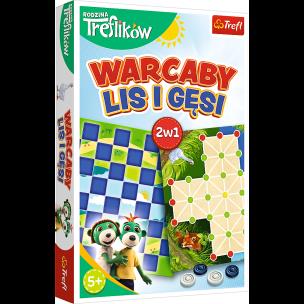 Opakowanie Warcaby Lis i Gęsi - Rodzina Treflików TREFL