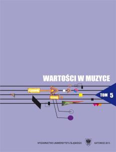 Okładka książki Wartości w muzyce T.5 Interpretacja w muzyce..