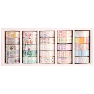Washi Tape Narcissus SET 4 display mix 25 sztuk. Wydawca: Narcissus. Multiszop.pl Opakowanie Washi Tape Narcissus SET 4 display mix 25 sztuk