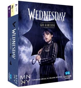 Wednesday: Gra karciana LUCRUM GAMES. Wydawca: Lucrum Games. Multiszop.pl Opakowanie Wednesday: Gra karciana LUCRUM GAMES