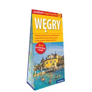 Węgry laminowany map&guide 2w1 przewodnik i mapa. Autor:   Praca zbiorowa. Multiszop.pl Okładka książki Węgry laminowany map&guide 2w1 przewodnik i mapa