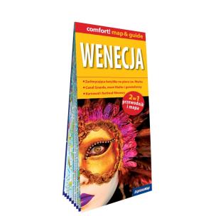 Wenecja laminowany map&guide 2w1 przewodnik i mapa. Autor: Lyasota Marta. Multiszop.pl Okładka książki Wenecja laminowany map&guide 2w1 przewodnik i mapa