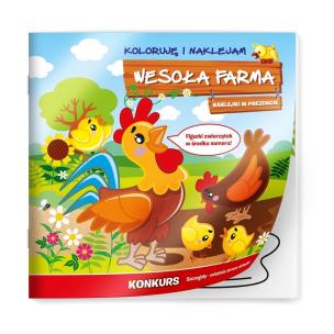 Okładka książki Wesoła Farma. Kolorowanka