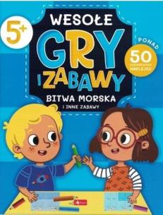 Wesołe gry i zabawy. Bitwa morska.... Autor:   Praca zbiorowa. Multiszop.pl Okładka książki Wesołe gry i zabawy. Bitwa morska...