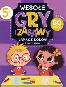 Wesołe gry i zabawy. Łamacz kodów.... Autor:   Praca zbiorowa. Multiszop.pl Okładka książki Wesołe gry i zabawy. Łamacz kodów...