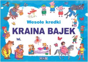 Okładka książki Wesołe kredki. Kraina bajek