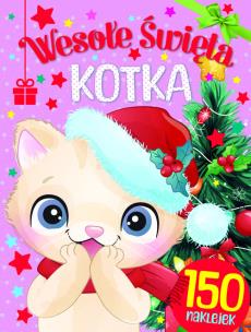 Wesołe Święta kotka. Autor:   Praca zbiorowa. Multiszop.pl Okładka książki Wesołe Święta kotka