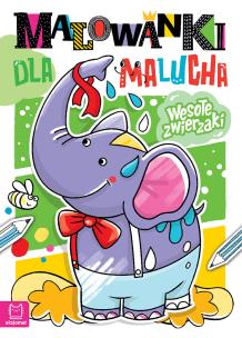Wesołe zwierzaki. Malowanki dla malucha. Autor: Podgórska Anna. Multiszop.pl Okładka książki Wesołe zwierzaki. Malowanki dla malucha