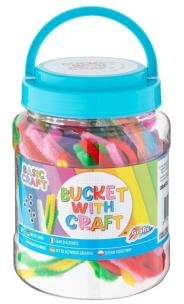 Opakowanie Wiaderko do rękodzieła niebieski