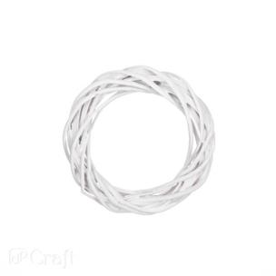 Wianek wiklinowy 15cm biały DPDN-034. Wydawca: DP CRAFT. Multiszop.pl Opakowanie Wianek wiklinowy 15cm biały DPDN-034