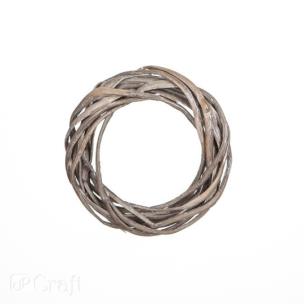 Wianek wiklinowy 15cm szary DPDN-035. Wydawca: DP CRAFT. Multiszop.pl Opakowanie Wianek wiklinowy 15cm szary DPDN-035