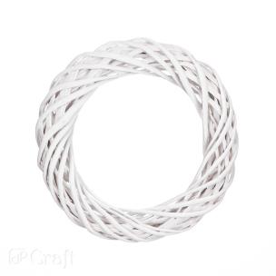 Wianek wiklinowy 25cm biały DPDN-032. Wydawca: DP CRAFT. Multiszop.pl Opakowanie Wianek wiklinowy 25cm biały DPDN-032