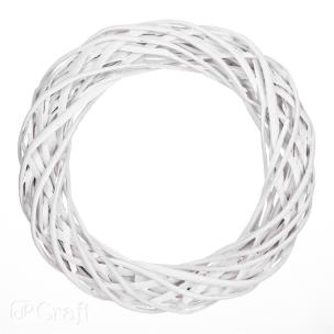 Wianek wiklinowy 36cm biały DPDN-030. Wydawca: DP CRAFT. Multiszop.pl Opakowanie Wianek wiklinowy 36cm biały DPDN-030