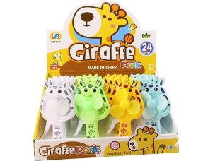Opakowanie Wiatraczek ręczny żyrafa (24szt)