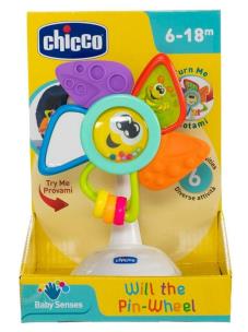 Wiatraczek zabawka na krzesełko do karmienia. Wydawca: Chicco. Multiszop.pl Opakowanie Wiatraczek zabawka na krzesełko do karmienia
