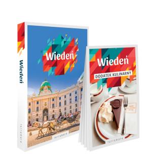 Wiedeń przewodnik z dodatkiem kulinarnym. Autor: Antoni Cichy. Multiszop.pl Okładka książki Wiedeń przewodnik z dodatkiem kulinarnym