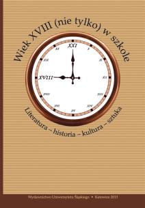 Wiek XVIII (nie tylko) w szkole. Autor: red. Bożena Mazurkowa, Małgorzata Marcinkowska. Multiszop.pl Okładka książki Wiek XVIII (nie tylko) w szkole