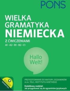 Okładka książki Wielka gramatyka niemiecka z ćwiczeniami w.3 PONS