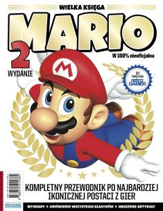 Wielka księga Mario wyd 2. Autor: red. Darran Jones. Multiszop.pl Okładka książki Wielka księga Mario wyd 2