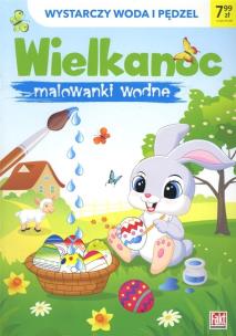 Wielkanoc. Malowanki wodne. Autor:   Praca zbiorowa. Multiszop.pl Okładka książki Wielkanoc. Malowanki wodne