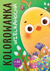 Okładka książki Wielkanocna kolorowanka