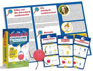 Okładka książki Wielkie chemiczne eksperymenty dla najmłodszych!