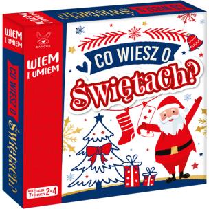 Wiem i umiem. Co wiesz o Świętach?. Wydawca: Kangur. Multiszop.pl Opakowanie Wiem i umiem. Co wiesz o Świętach?