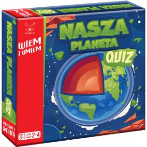 Wiem i Umiem. Quiz Nasza Planeta. Wydawca: Kangur. Multiszop.pl Opakowanie Wiem i Umiem. Quiz Nasza Planeta