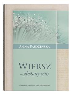 Okładka książki Wiersz złożony sens