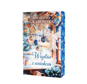 Wigilia z aniołem (barwione brzegi). Autor: Katarzyna Grabowska. Multiszop.pl Okładka książki Wigilia z aniołem (barwione brzegi)