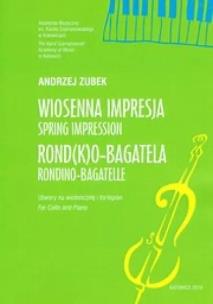 Wiosenna impresja. Spring impression. Autor: Andrzej Zubek. Multiszop.pl Okładka książki Wiosenna impresja. Spring impression