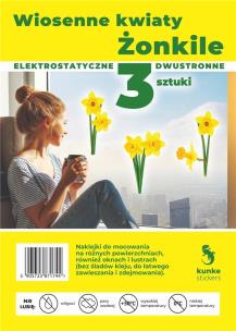 Wiosenne kwiaty Żonkile 3szt. Wydawca: Kunke. Multiszop.pl Opakowanie Wiosenne kwiaty Żonkile 3szt