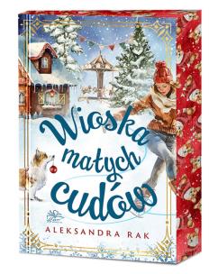 Wioska Małych Cudów (ilustrowane brzegi). Autor: Aleksandra Rak. Multiszop.pl Okładka książki Wioska Małych Cudów (ilustrowane brzegi)