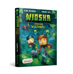 Wioska. Zagubieni w dżungli. Autor: Karl Olsberg. Multiszop.pl Okładka książki Wioska. Zagubieni w dżungli