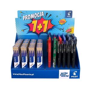 Opakowanie Wkład 108szt nieb. + długopis 36szt FriXion Displa