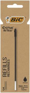 Wkład BIC Cristal Re'new Metal czarny pudełko 3szt. Wydawca: Bic. Multiszop.pl Opakowanie Wkład BIC Cristal Re'new Metal czarny pudełko 3szt