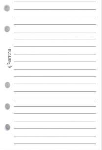 Opakowanie Wkład do organizera K/linia biała ANTRA