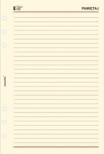 Opakowanie Wkład do organizera MEM/A5/Pamiętaj ANTRA