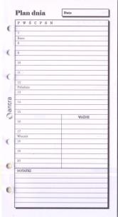 Opakowanie Wkład do organizera ST Plan dnia