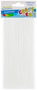 Wkład do pistoletu na gorąco 7mm/20cm 12szt. Wydawca: Craft With Fun. Multiszop.pl Opakowanie Wkład do pistoletu na gorąco 7mm/20cm 12szt