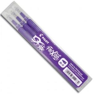 Opakowanie Wkład FriXion 0.5 fioletowy 3szt. PILOT